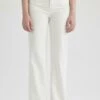 DeFacto 90S Wide Leg - Straight Leg Jeans - White 1 DeFacto 90S Wide Leg - Straight Leg Jeans - White -DeFacto c71bf923528d413da32d1b7e15853897
