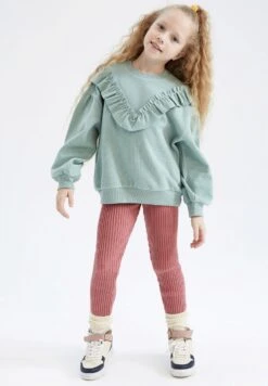 DeFacto Relax Fit- Sweater - Turquoise