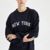 DeFacto Sweater - Navy 2 DeFacto Sweater - Navy -DeFacto c86167937d564471841e9ae313b2f61b