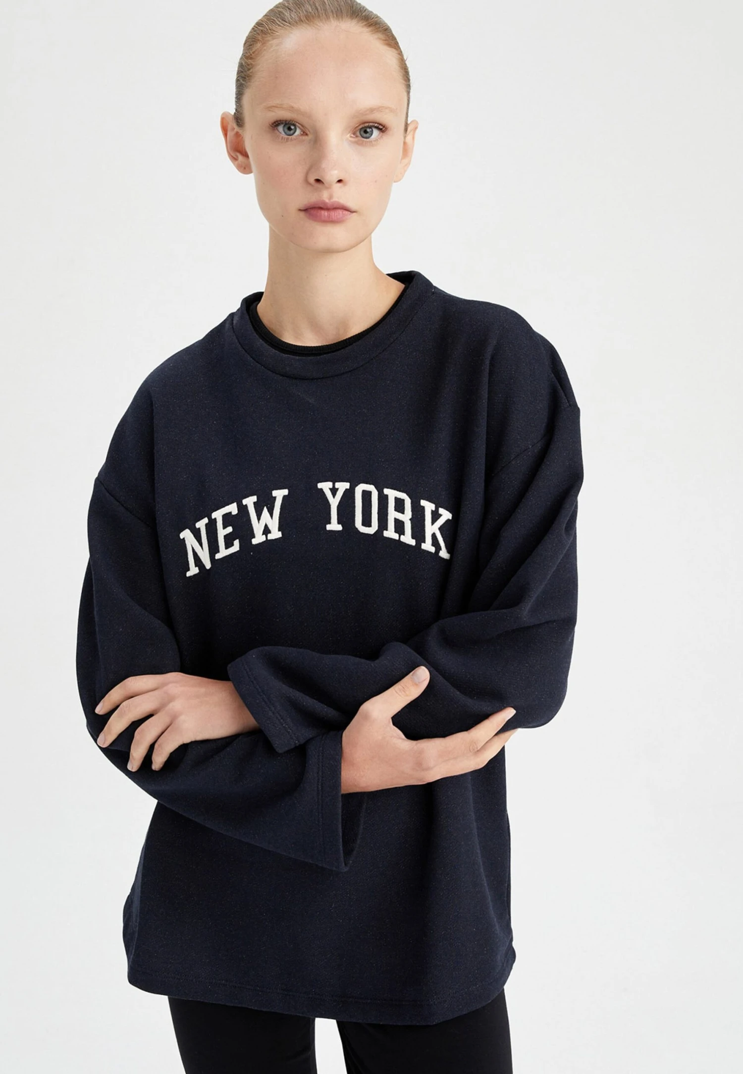 DeFacto Sweater - Navy 3 DeFacto Sweater - Navy