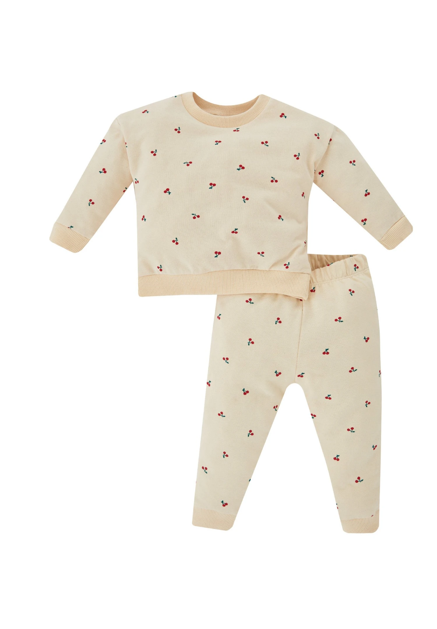 DeFacto Set Regular Fit - Trainingspak - Ecru 3 DeFacto Set Regular Fit - Trainingspak - Ecru