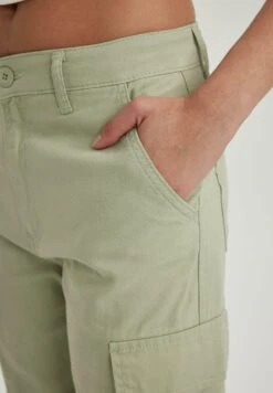 DeFacto Straight Fit- Cargobroek - Green -DeFacto c9bedfab5548438d80d755bb798777cb