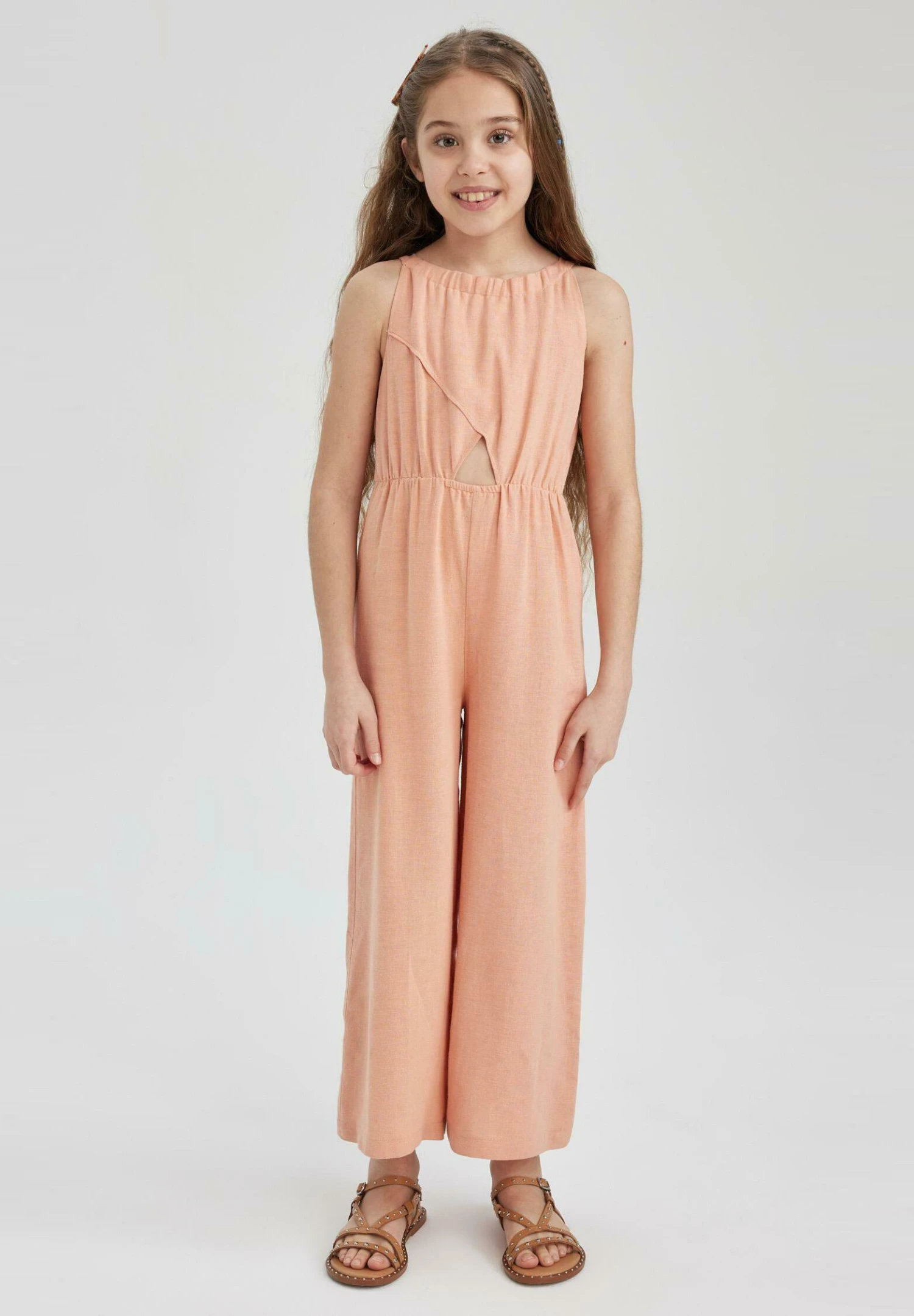 DeFacto Regular Fit - Jumpsuit - Bordeaux 4 DeFacto Regular Fit - Jumpsuit - Bordeaux - Afbeelding 2