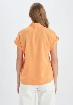DeFacto Regular Fit - Overhemdblouse - Orange 7 DeFacto Regular Fit - Overhemdblouse - Orange -DeFacto cab7e2a4669f4b7290c85ef67f3b7168