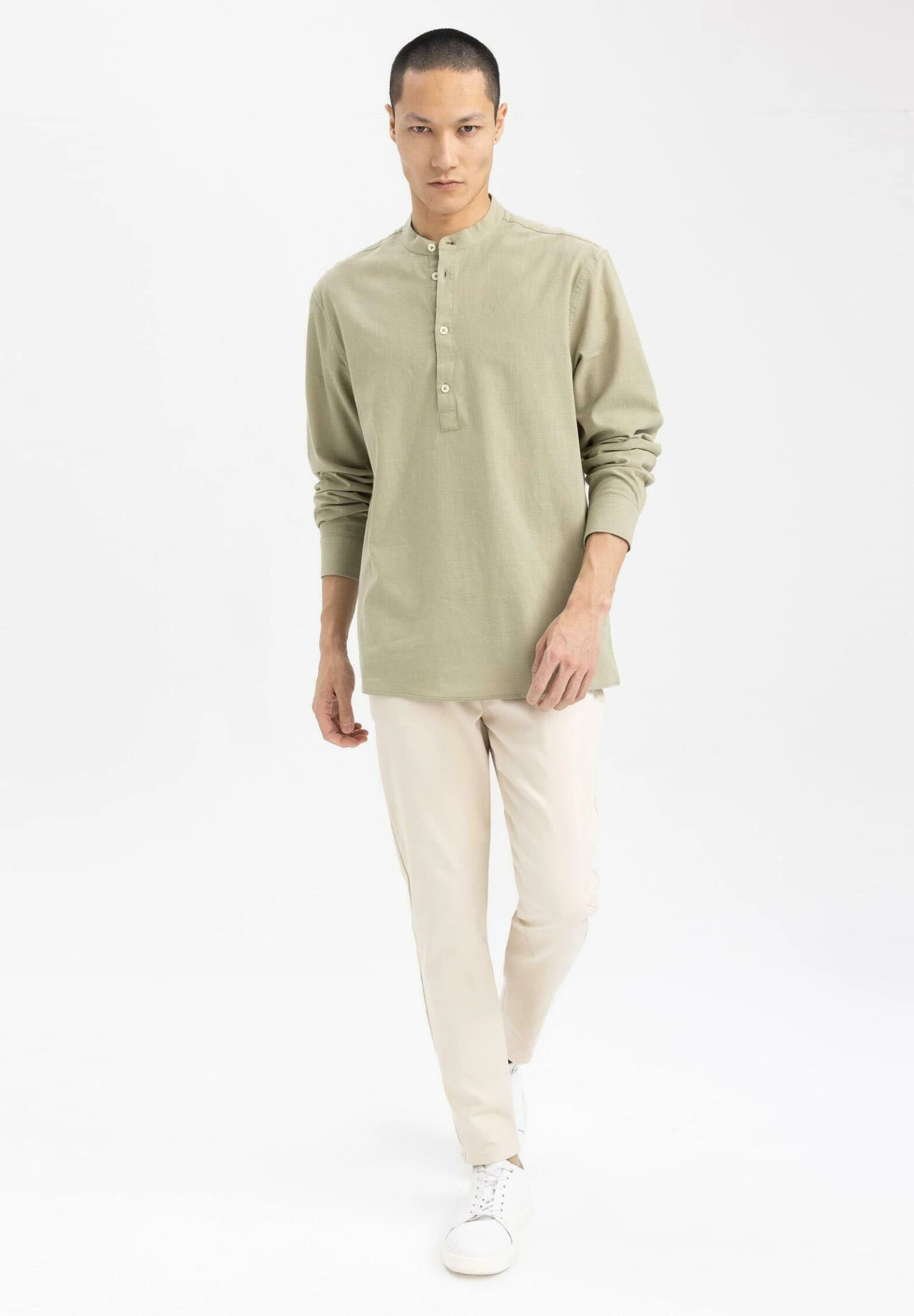 DeFacto Overhemd - Khaki 4 DeFacto Overhemd - Khaki - Afbeelding 2