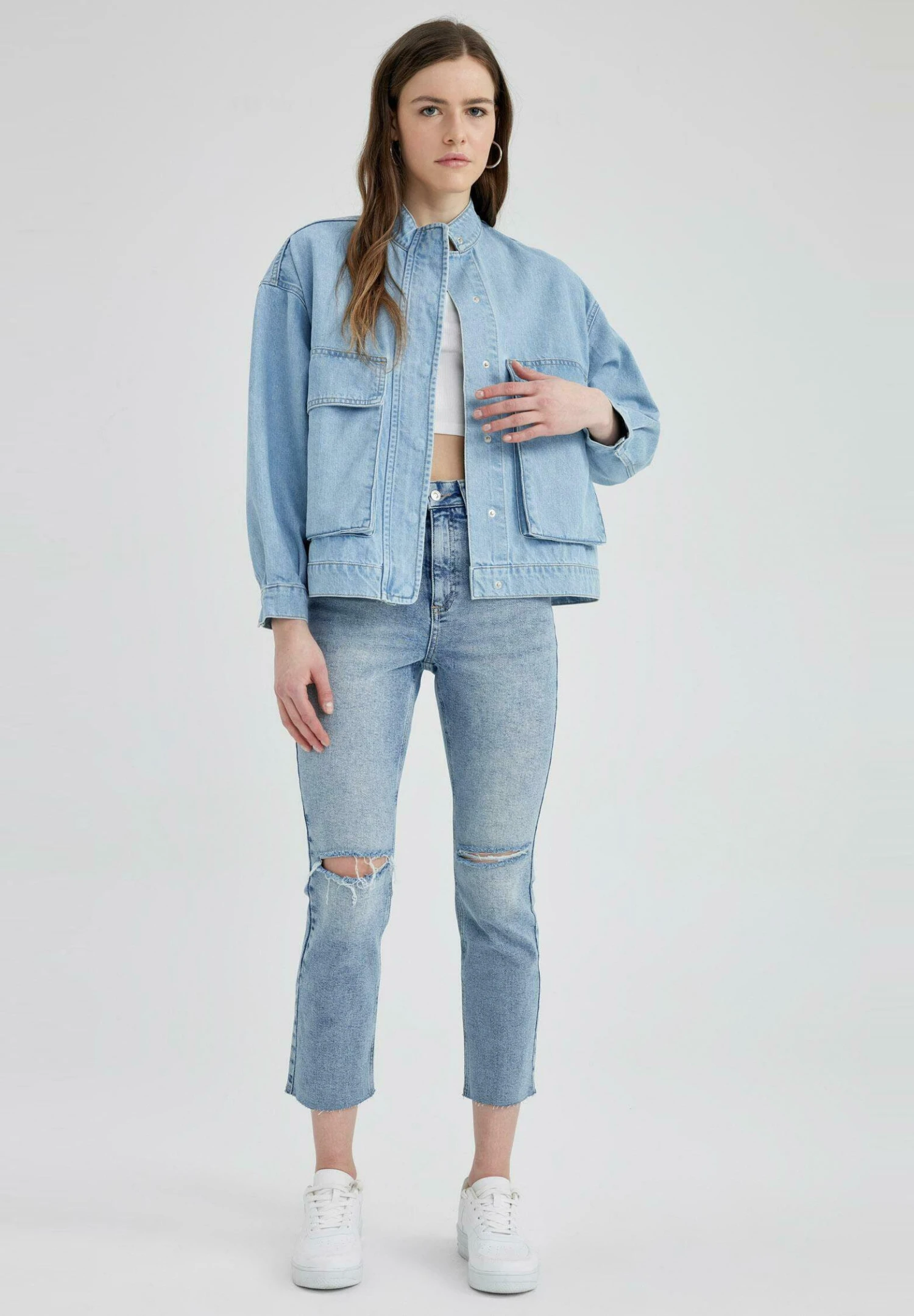 DeFacto Cargo Fit - Spijkerjas - Blue 4 DeFacto Cargo Fit - Spijkerjas - Blue - Afbeelding 2