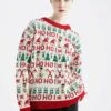 DeFacto Regular Fit Christmas Jumper - Trui - Ecru 2 DeFacto Regular Fit Christmas Jumper - Trui - Ecru -DeFacto cd75cee104f04ae8bf0b970043638dae