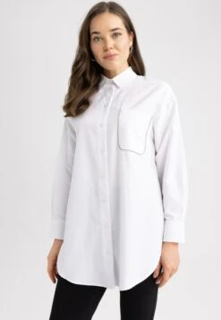 DeFacto Regular Fit - Overhemdblouse - White