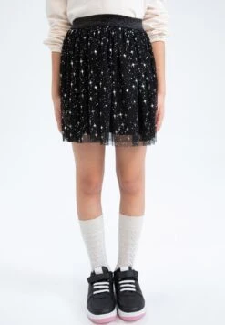 DeFacto Regular Fit - A-Lijn Rok - Black