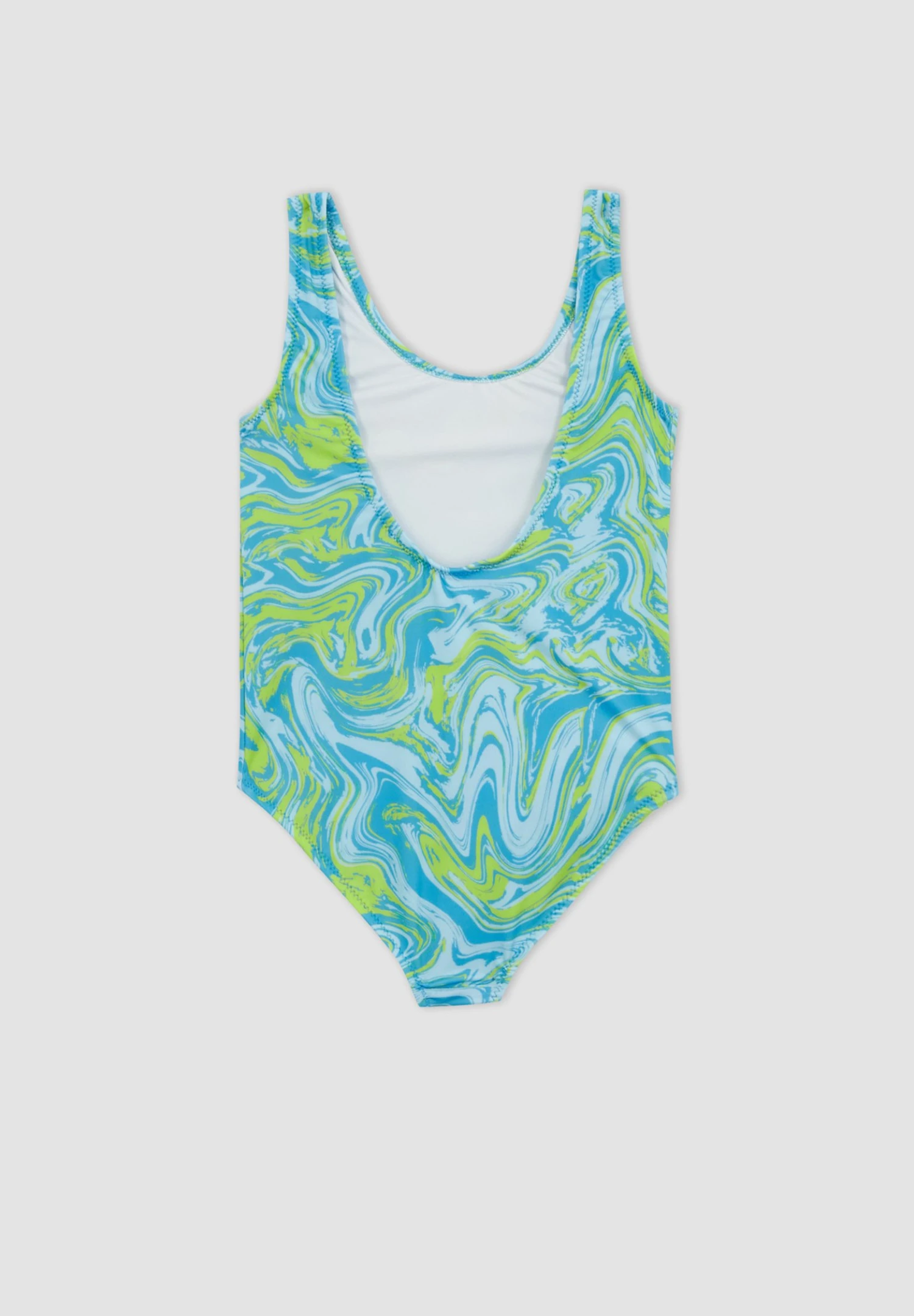 DeFacto Regular Fit- Badpak - Turquoise 4 DeFacto Regular Fit- Badpak - Turquoise - Afbeelding 2