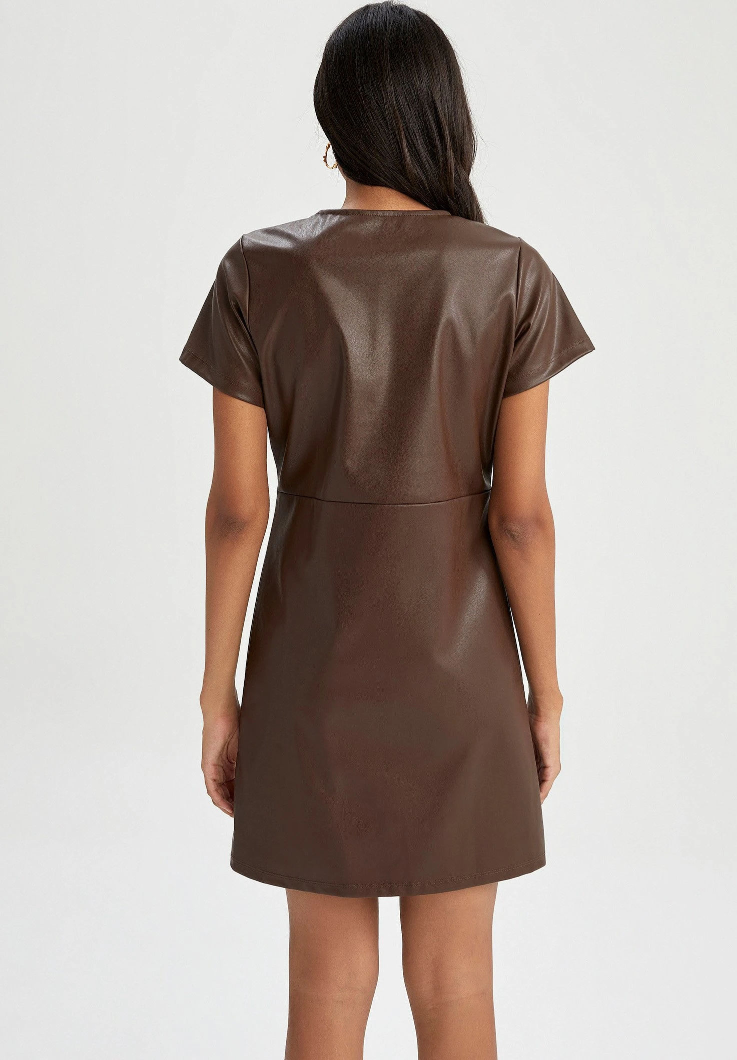 DeFacto A Line- Jurk - Brown 5 DeFacto A Line- Jurk - Brown - Afbeelding 3