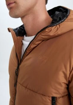 DeFacto Regular Fit- Winterjas - Brown -DeFacto cf07644ed97d4d3f8563bfbdc4a82d74