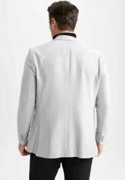 DeFacto Modern Fit- Blazer - Grey 8 DeFacto Modern Fit- Blazer - Grey -DeFacto cfc2dae509184c2d8be15c9c162d532c