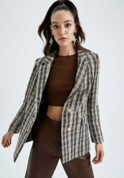 DeFacto Halflange Jas - Anthracite