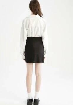 DeFacto Slim Fit - Wikkelrok - Black 7 DeFacto Slim Fit - Wikkelrok - Black -DeFacto d08affa747fa498e93f0e93d66bec8ce