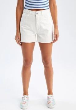 DeFacto Jeansshort - White