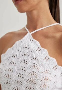 DeFacto Fitted - Top - White 9 DeFacto Fitted - Top - White -DeFacto d149f5b26e7e49249d7c34211b746233