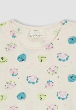 DeFacto Jerseyjurk - Beige -DeFacto d1a97f2d31624dc292621fe64d8ffcc7