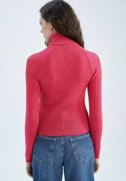 DeFacto Slim Fit - Trui - Pink -DeFacto d23fba2e2dac4a7e89dec0c856ebb110