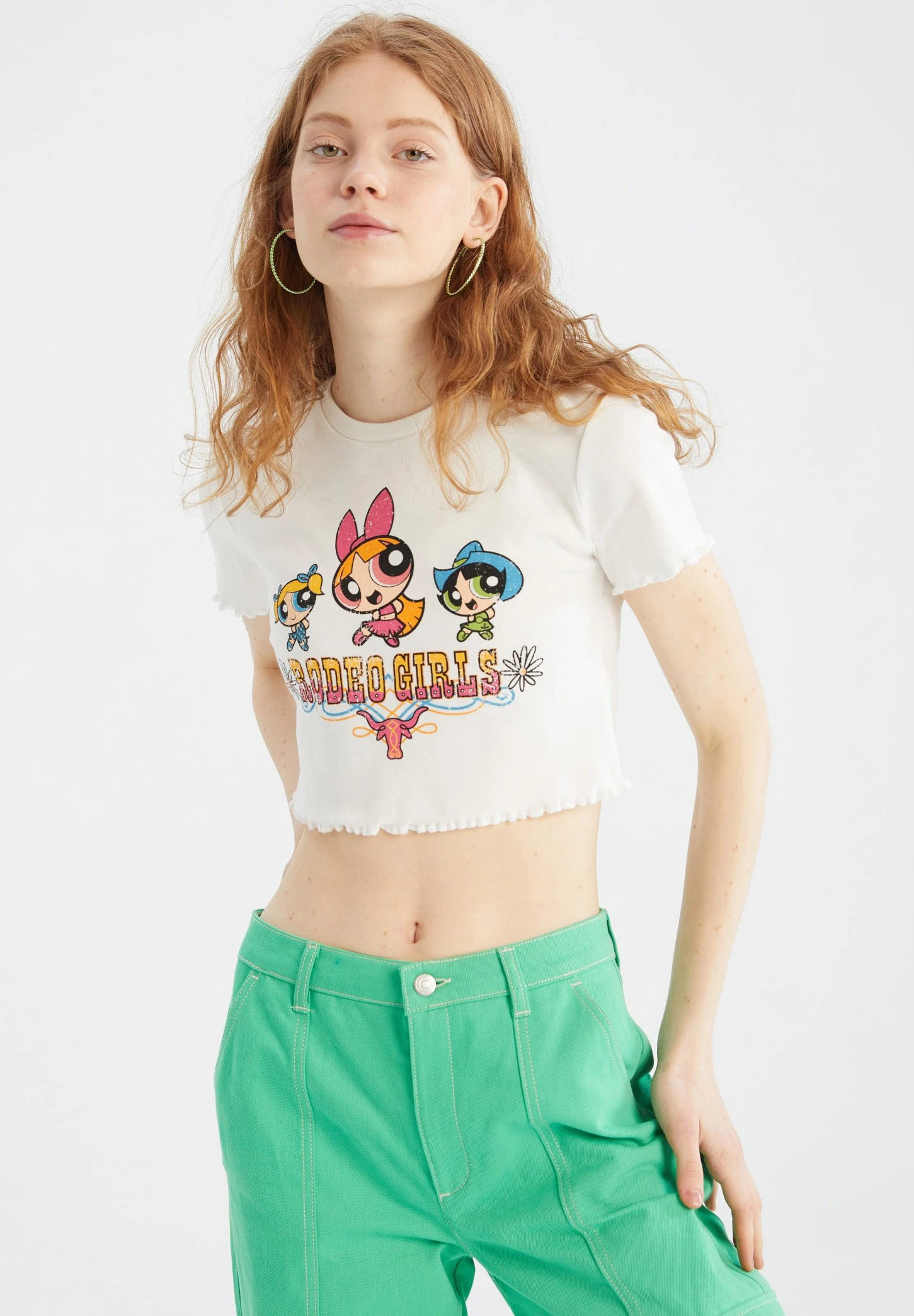DeFacto Powerpuff Girls - T-Shirt Print - White 3 DeFacto Powerpuff Girls - T-Shirt Print - White