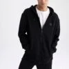 DeFacto Sweater Met Rits - Black 1 DeFacto Sweater Met Rits - Black -DeFacto d53ff25427af4d2aa9fee1e73449ee2a