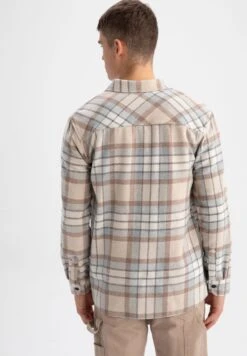 DeFacto Regular Fit - Lichte Jas - Beige -DeFacto d5ca4b25b40b489aa1f133075dd68484