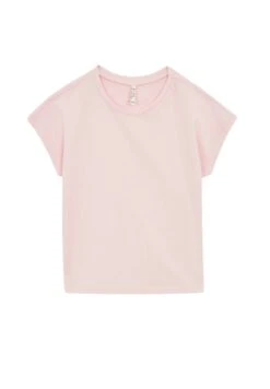 DeFacto Cropped Fit- T-Shirt Basic - Pink