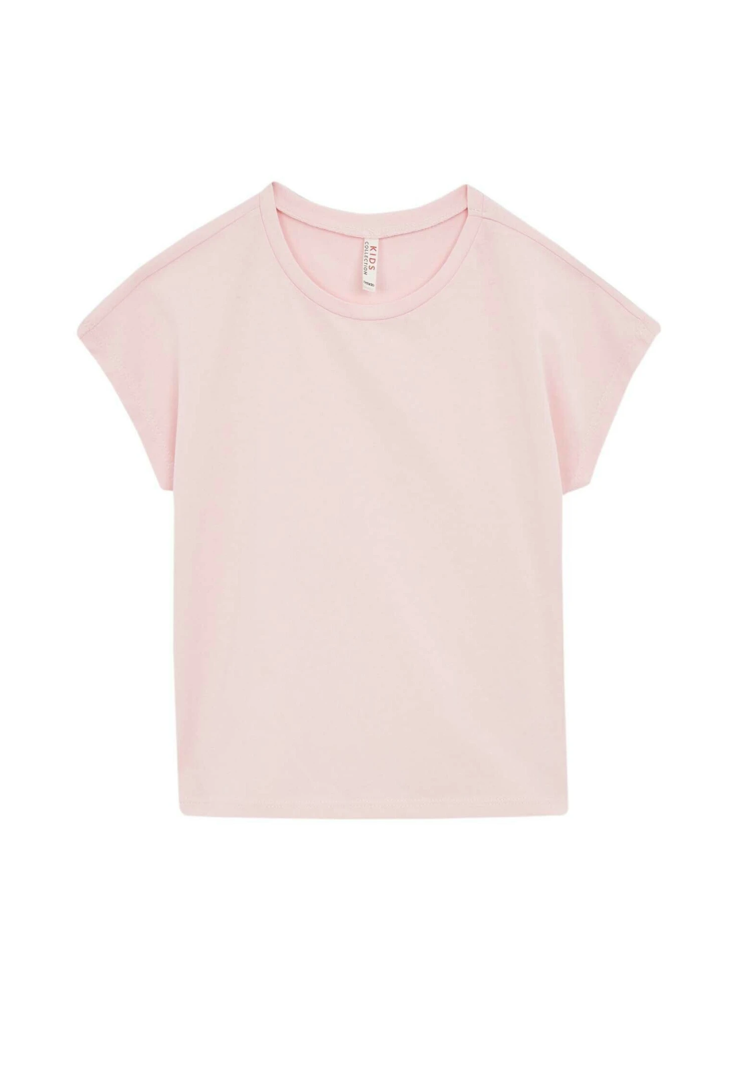 DeFacto Cropped Fit- T-Shirt Basic - Pink 3 DeFacto Cropped Fit- T-Shirt Basic - Pink