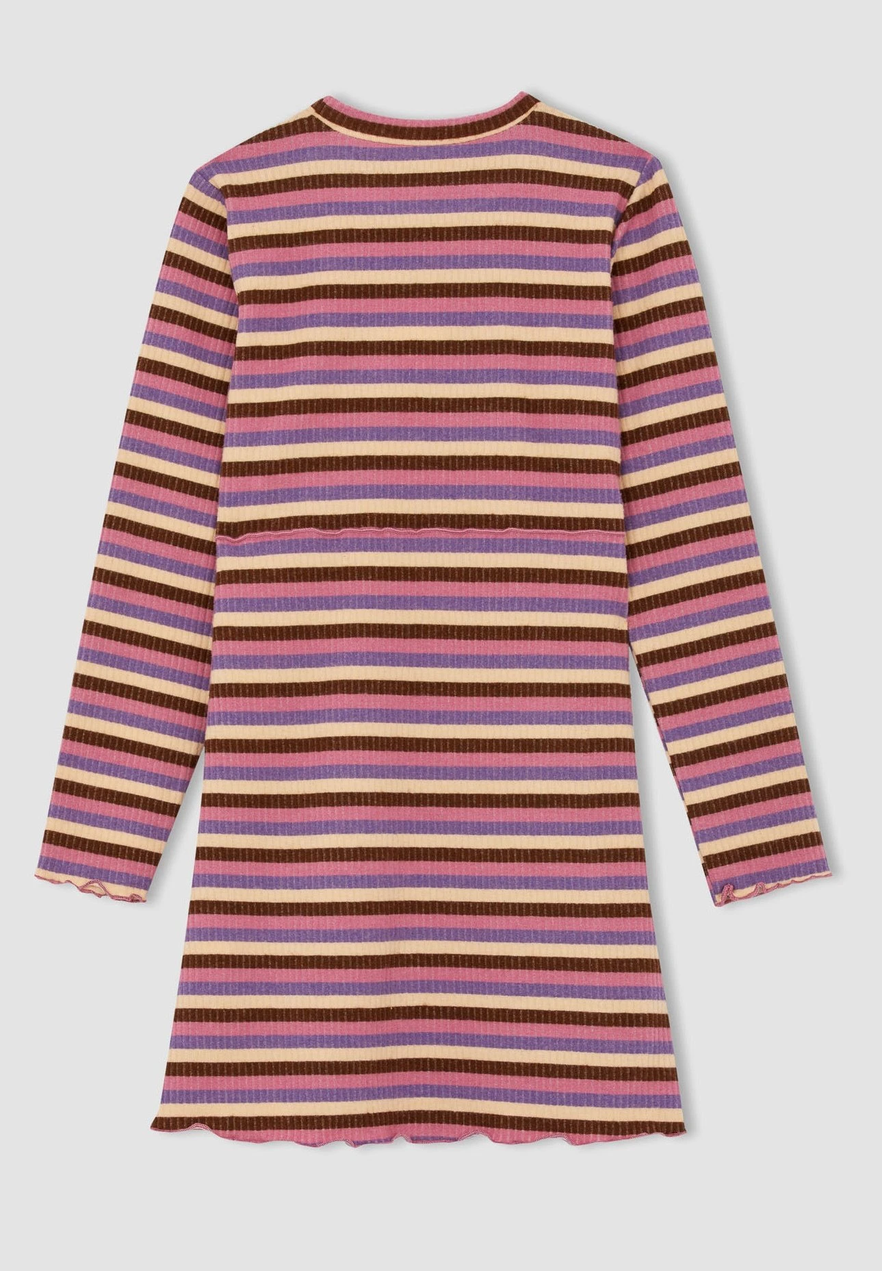 DeFacto Jerseyjurk - Purple 4 DeFacto Jerseyjurk - Purple - Afbeelding 2