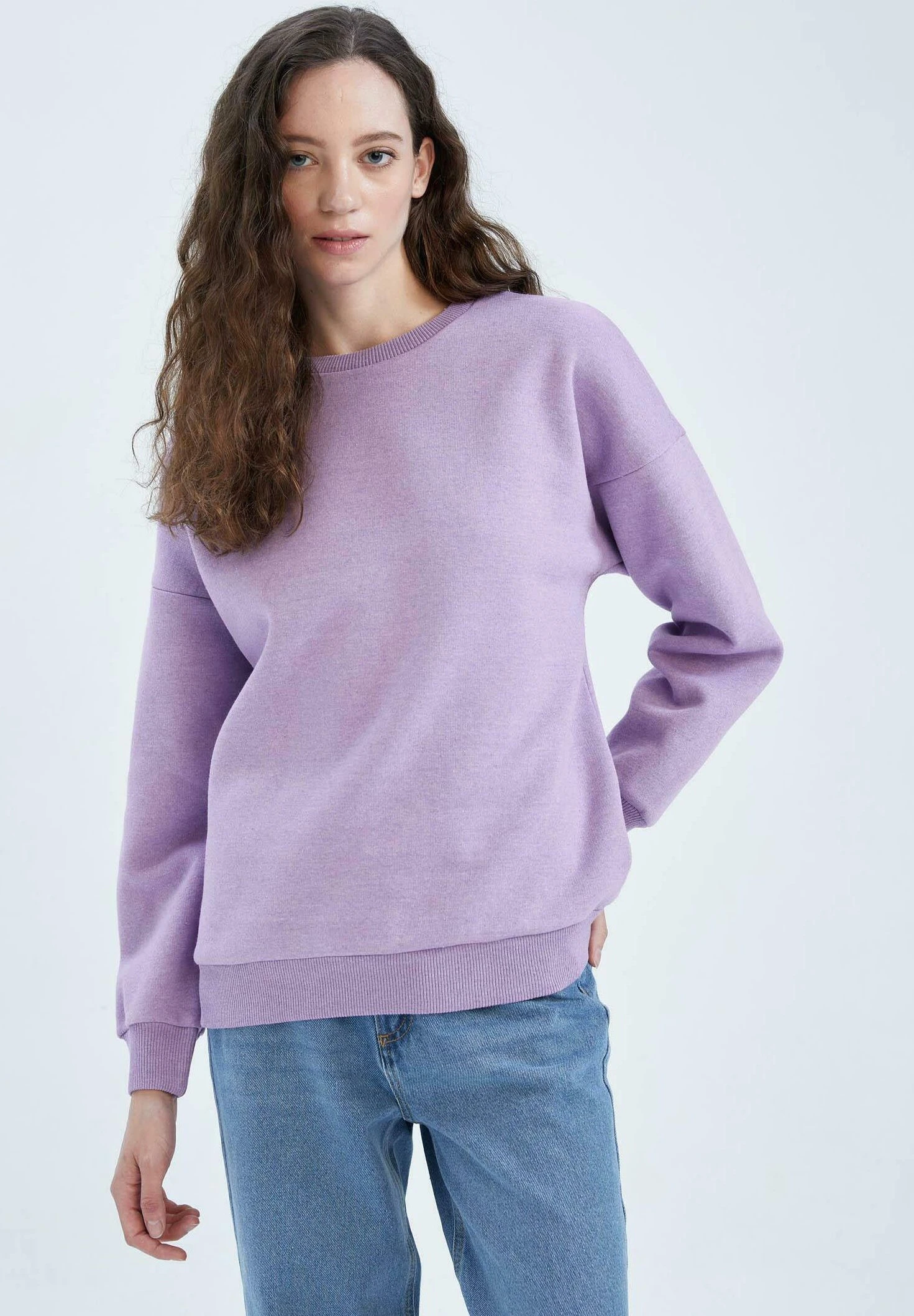 DeFacto Sweater - Purple 3 DeFacto Sweater - Purple