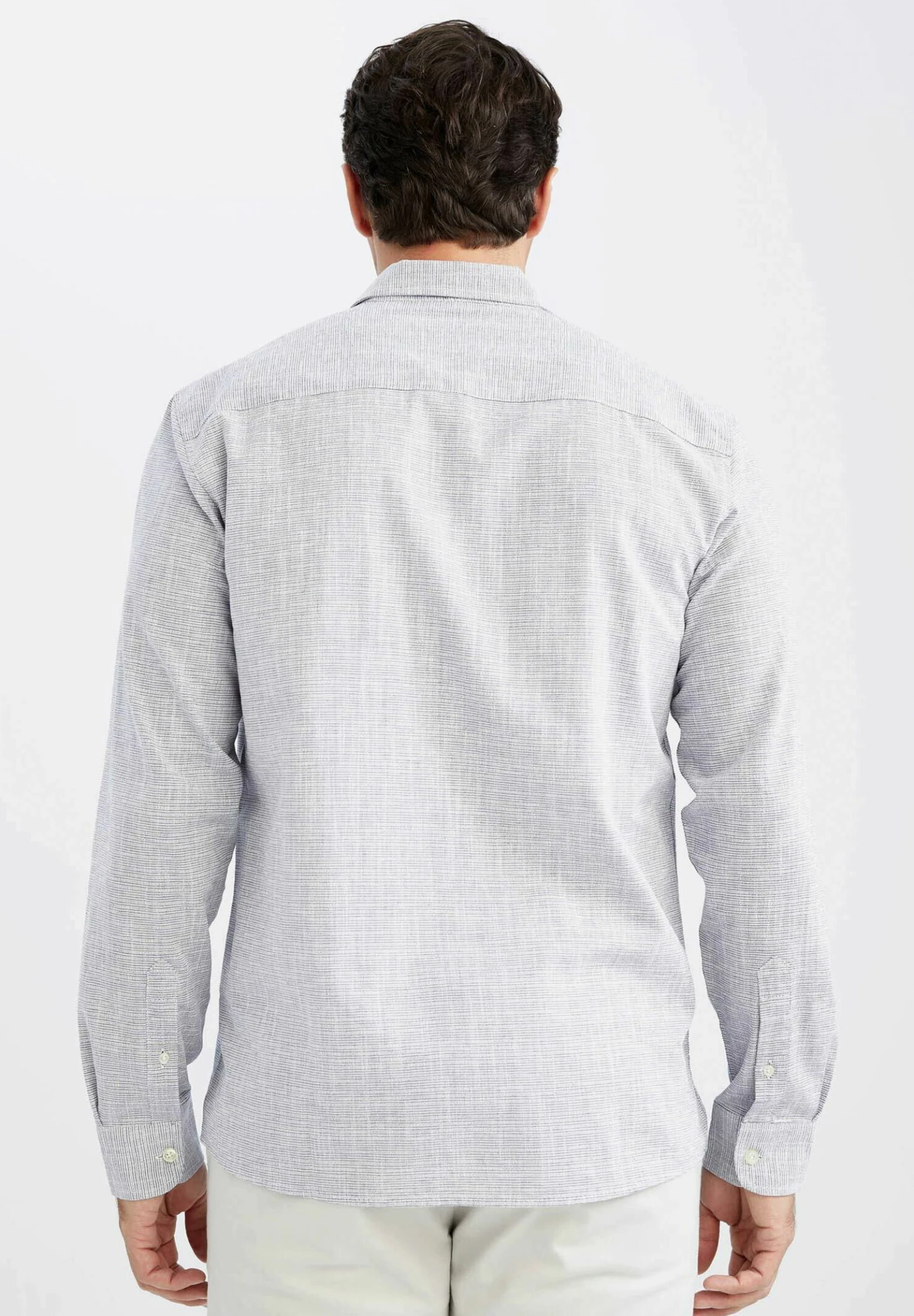 DeFacto Regular Fit - Overhemd - Indigo 5 DeFacto Regular Fit - Overhemd - Indigo - Afbeelding 3