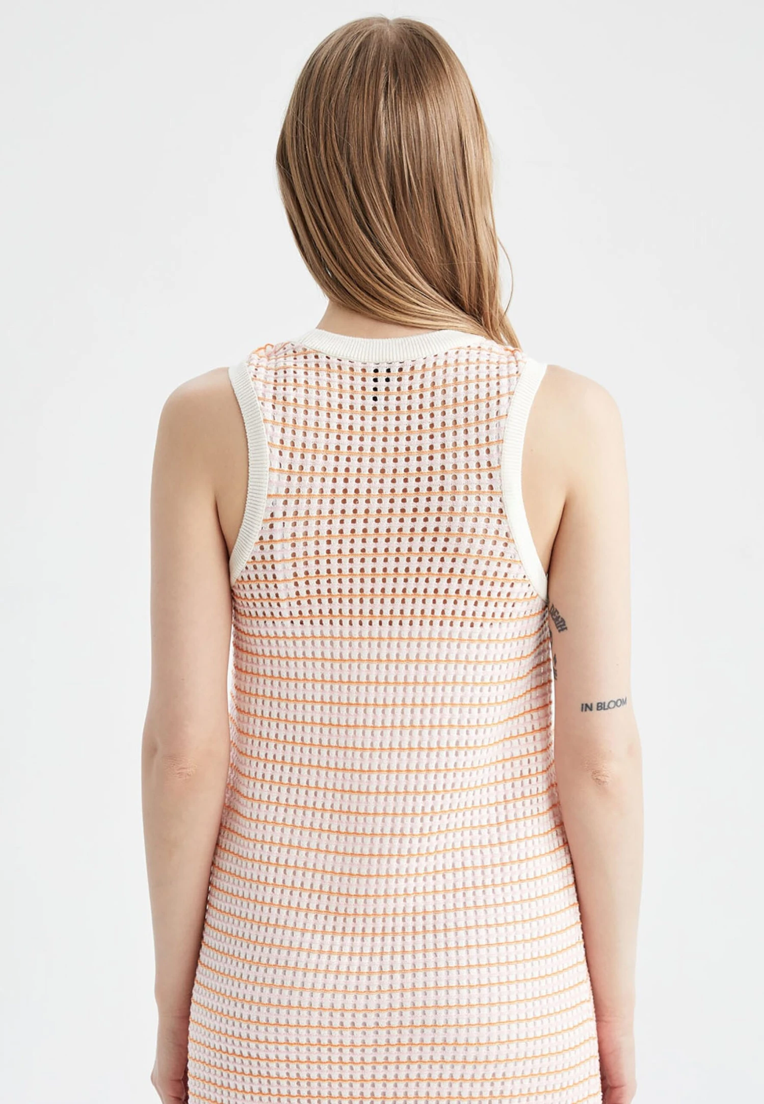 DeFacto Regular Fit - Gebreide Jurk - Ecru 4 DeFacto Regular Fit - Gebreide Jurk - Ecru - Afbeelding 2