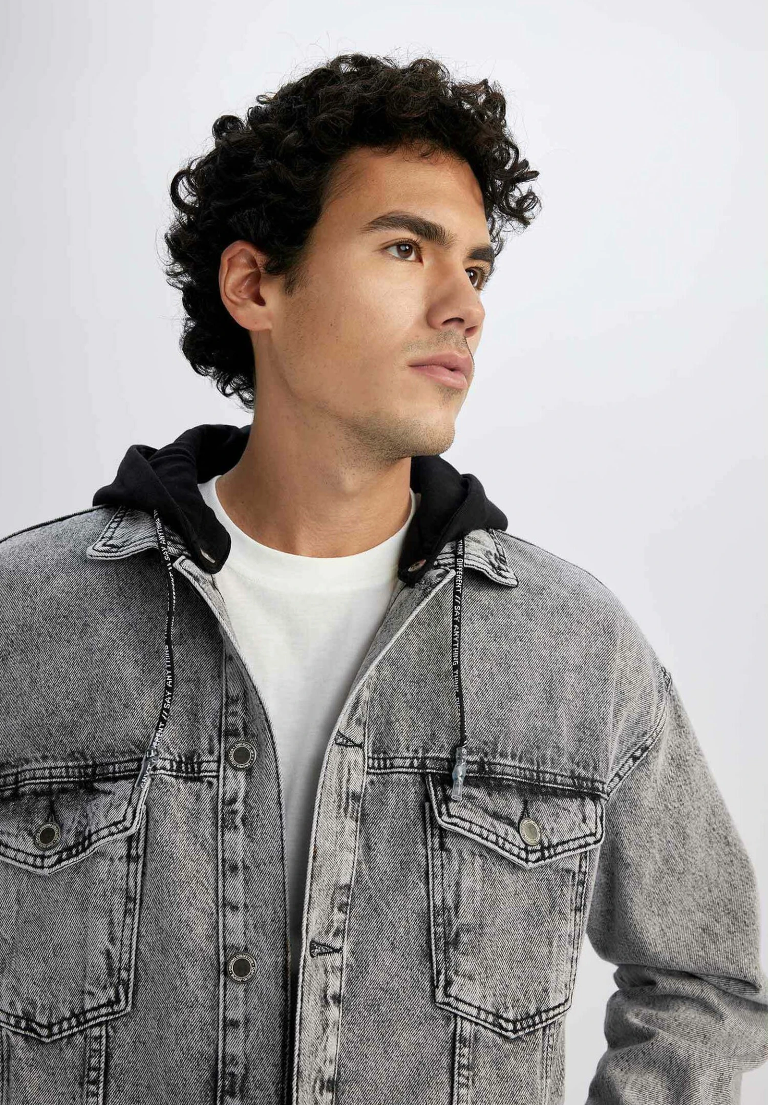 DeFacto Spijkerjas - Grey 6 DeFacto Spijkerjas - Grey - Afbeelding 4