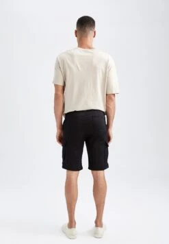 DeFacto Regular Fit- Shorts - Black 7 DeFacto Regular Fit- Shorts - Black -DeFacto d7ab691c50cd4a048cbbb5cfeeaeb887