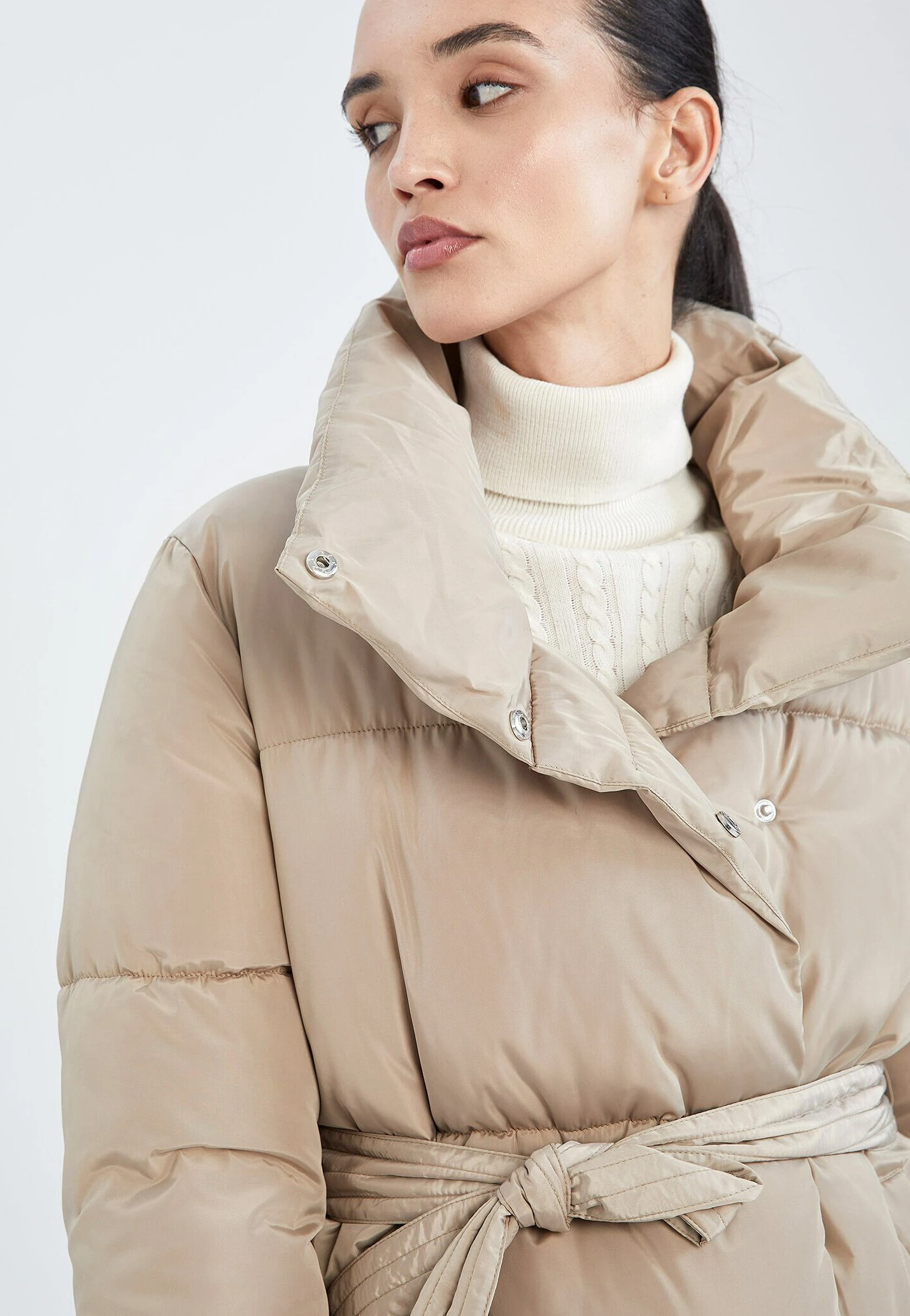 DeFacto Regular Fit- Winterjas - Brown 6 DeFacto Regular Fit- Winterjas - Brown - Afbeelding 4