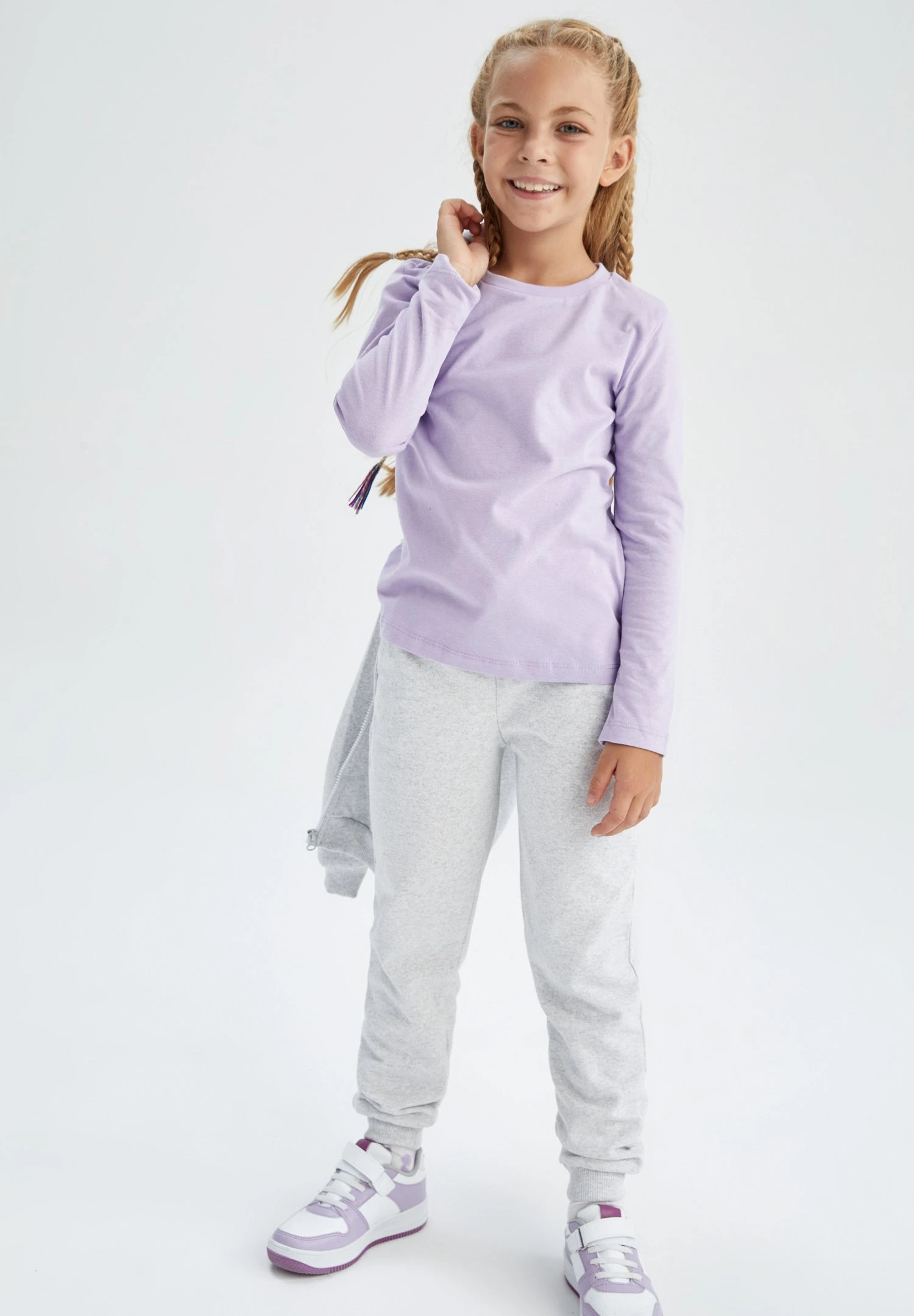 DeFacto Regular Fit - Longsleeve - Purple 3 DeFacto Regular Fit - Longsleeve - Purple