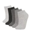 DeFacto 5Pack Low Cut - Sokken - Grey 2 DeFacto 5Pack Low Cut - Sokken - Grey -DeFacto d99bdb8c78bb4f97bf385a4b0b5e48f3