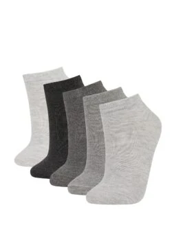 DeFacto 5Pack Low Cut - Sokken - Grey