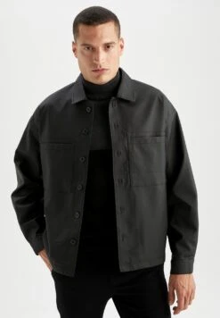 DeFacto Lichte Jas - Black