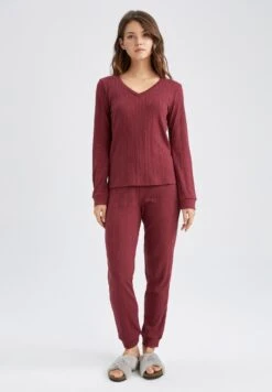 DeFacto Regular Fit- Pyjamabroek - Bordeaux 6 DeFacto Regular Fit- Pyjamabroek - Bordeaux -DeFacto db705c1976464bd6b4cf8151f6248971