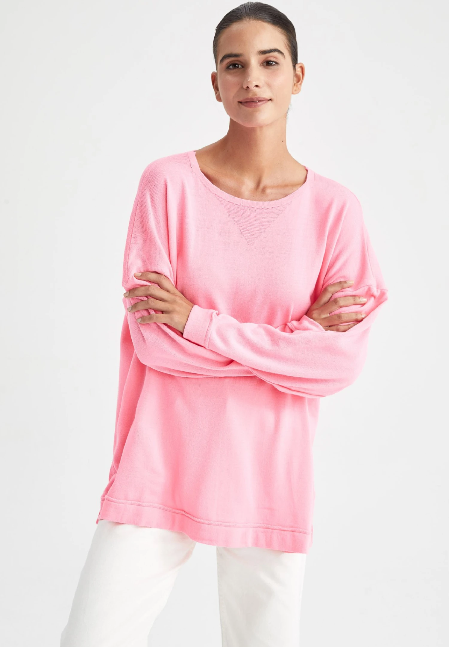 DeFacto Oversize Fit - Trui - Pink 4 DeFacto Oversize Fit - Trui - Pink - Afbeelding 2