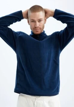 DeFacto Standart Fit - Fleece Trui - Indigo 11 DeFacto Standart Fit - Fleece Trui - Indigo -DeFacto dc52dcebddb447ca8bb0ae04d0b9dc54