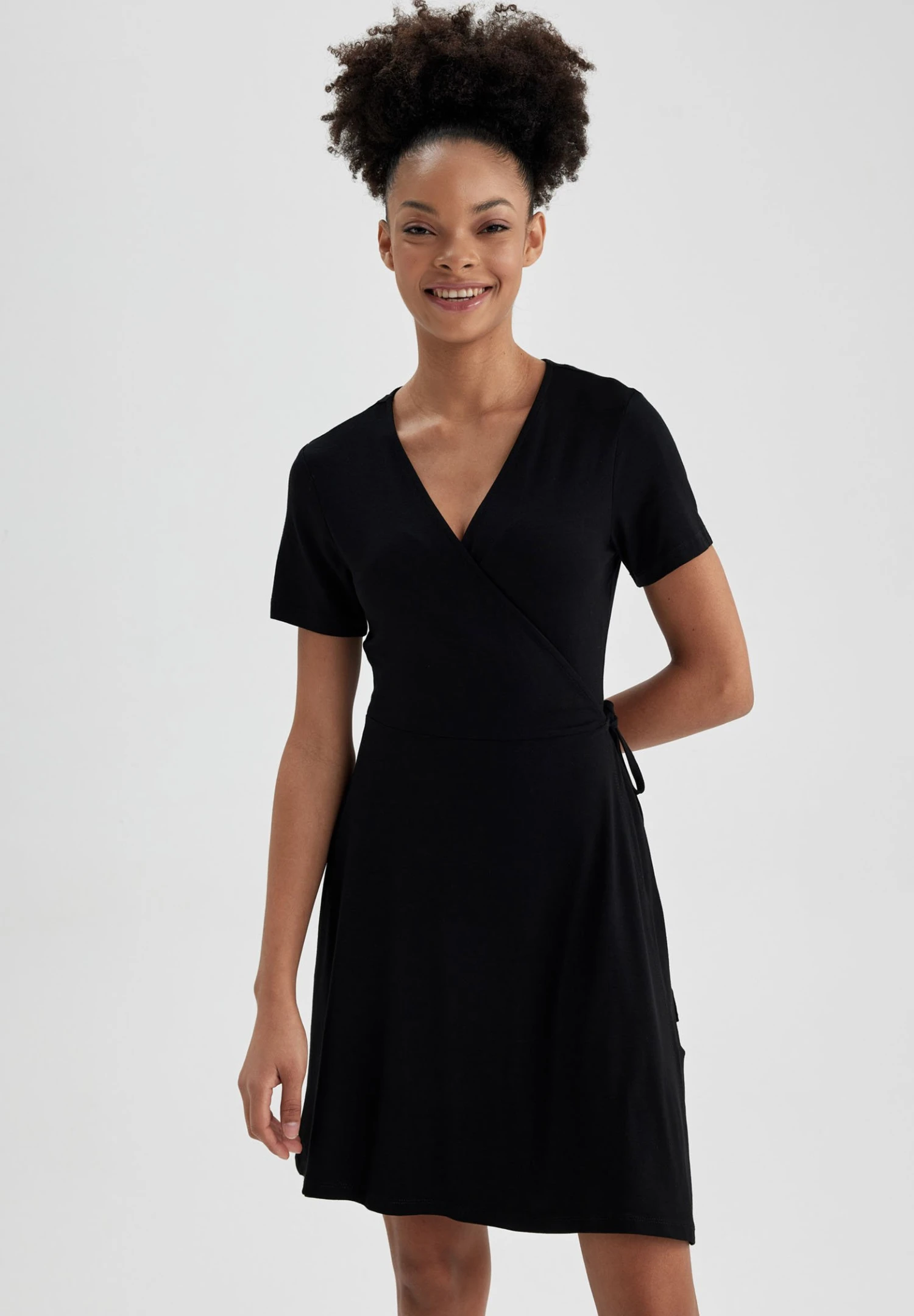 DeFacto Fit And Flare - Jurk - Black 3 DeFacto Fit And Flare - Jurk - Black