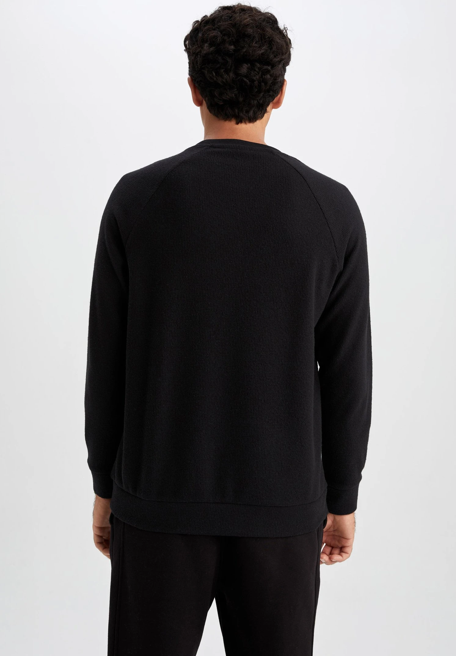 DeFacto Regular Fit - Sweater - Black 5 DeFacto Regular Fit - Sweater - Black - Afbeelding 3