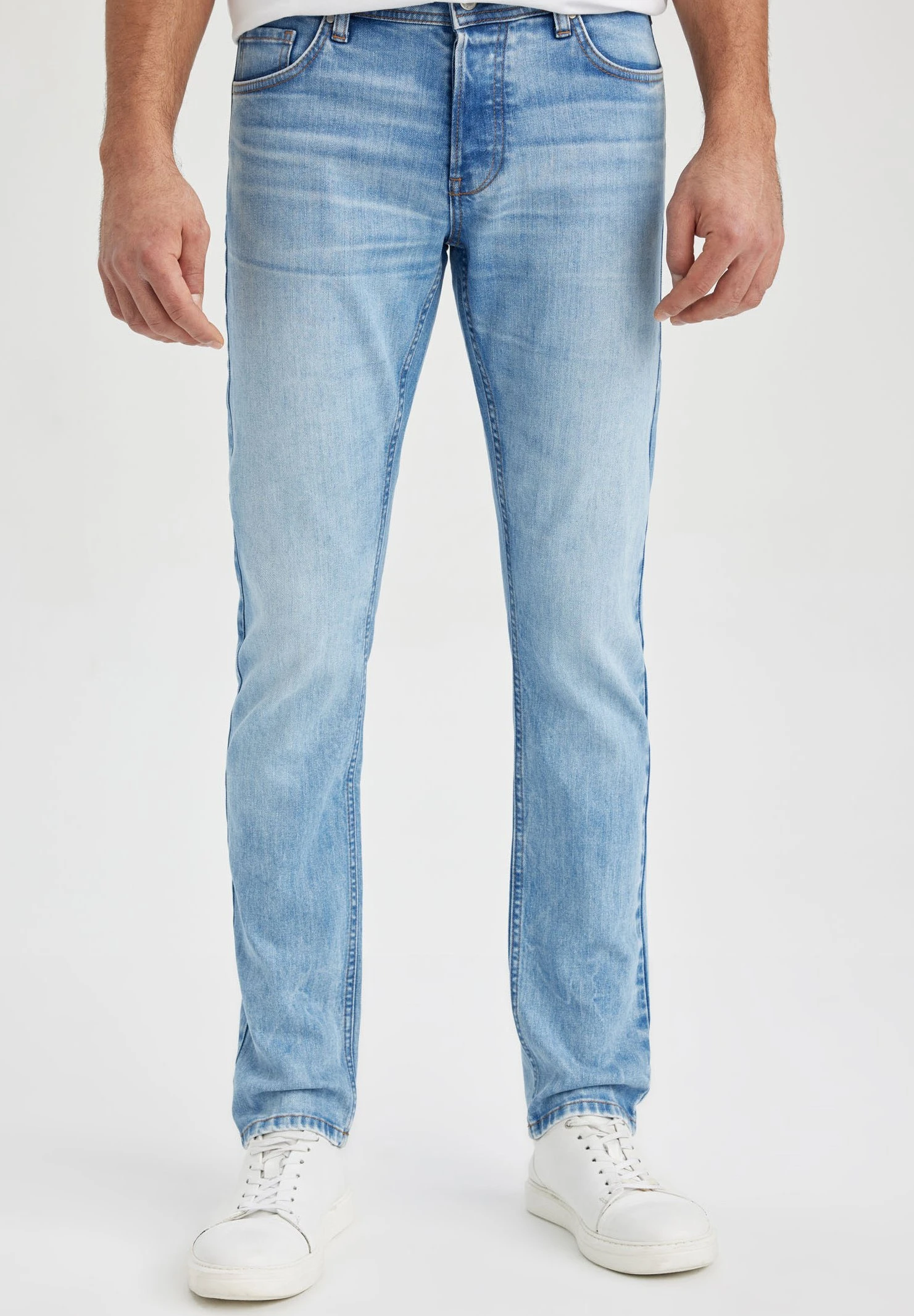 DeFacto Sergio - Slim Fit Jeans - Blue 3 DeFacto Sergio - Slim Fit Jeans - Blue