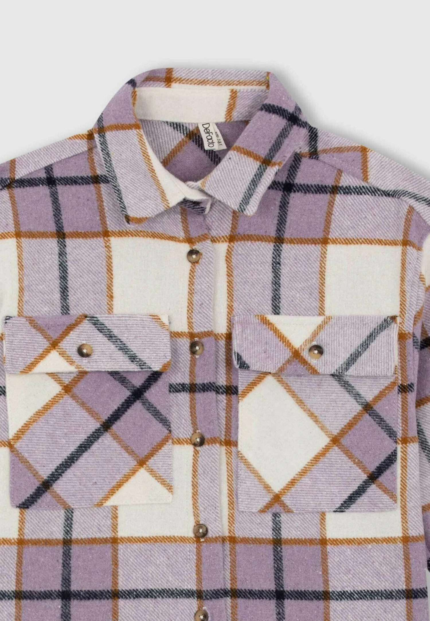 DeFacto Shacket - Overhemdblouse - Purple 5 DeFacto Shacket - Overhemdblouse - Purple - Afbeelding 3