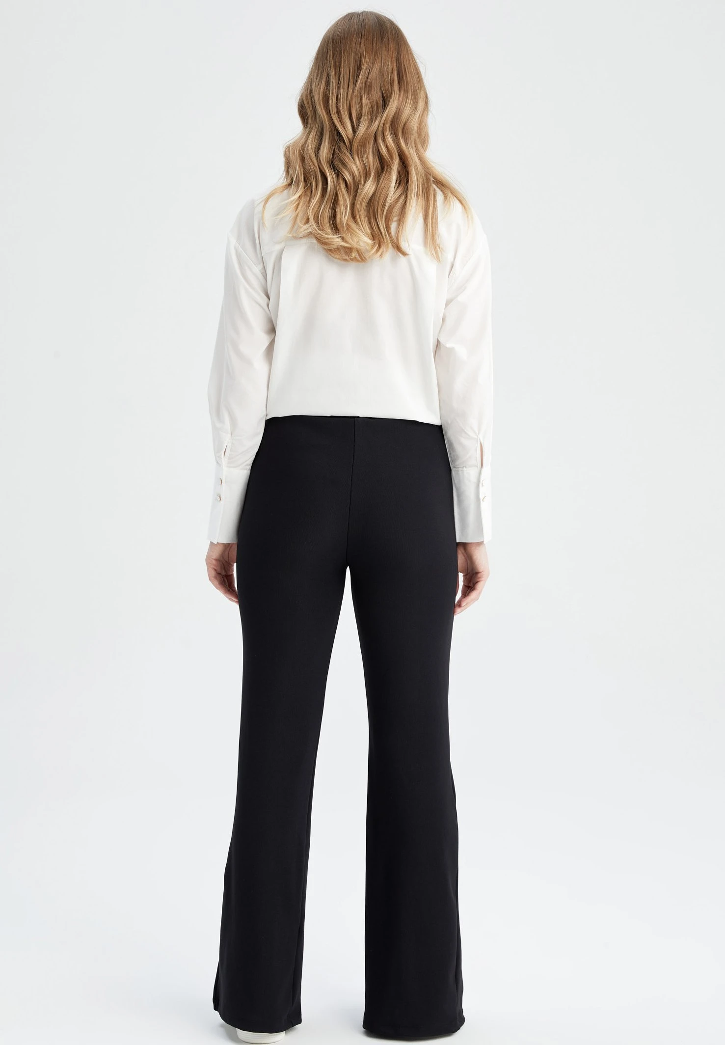 DeFacto Flare Fit - Broek - Black 5 DeFacto Flare Fit - Broek - Black - Afbeelding 3