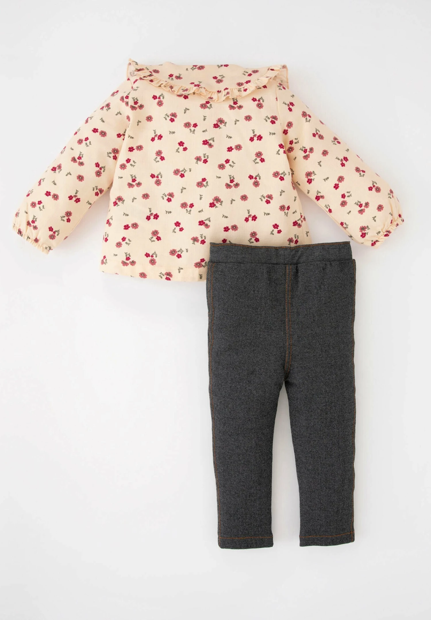 DeFacto Set Regular Fit - Broek - Beige 4 DeFacto Set Regular Fit - Broek - Beige - Afbeelding 2