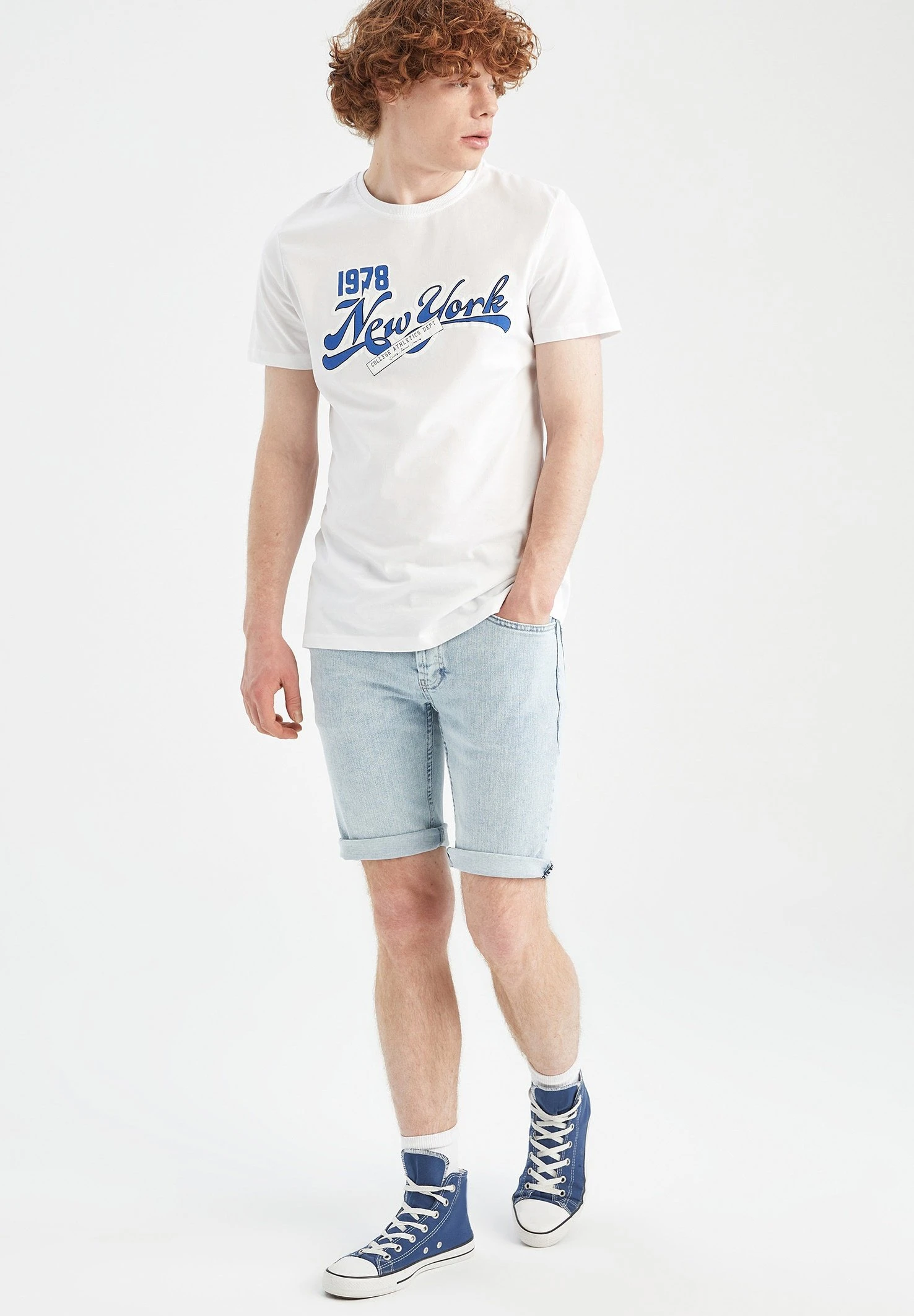 DeFacto Jeansshort - Blue 4 DeFacto Jeansshort - Blue - Afbeelding 2