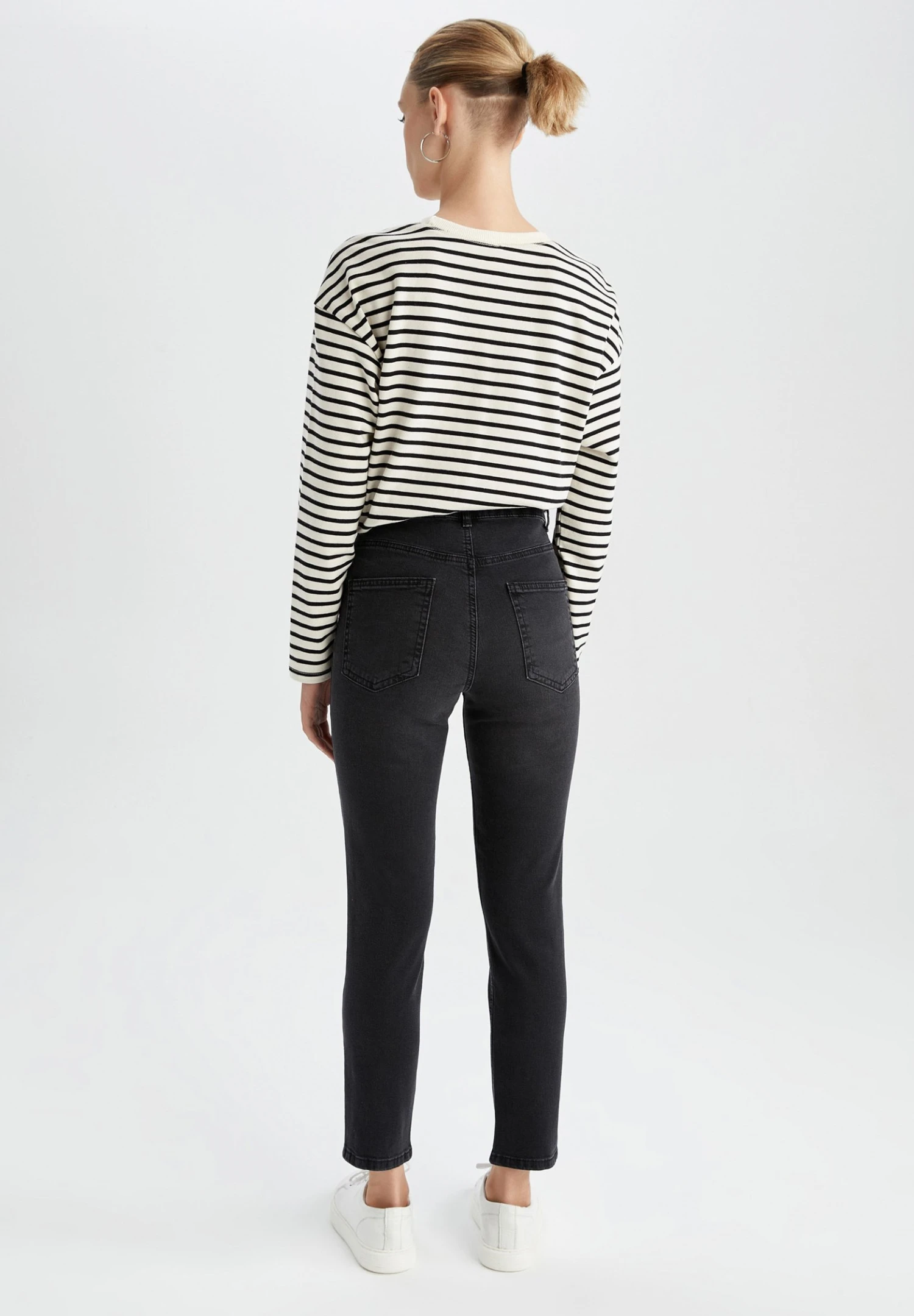 DeFacto Vintage- Slim Fit Jeans - Black 5 DeFacto Vintage- Slim Fit Jeans - Black - Afbeelding 3